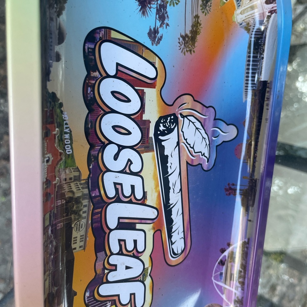 Loose Leaf Colorful Rolling Tray